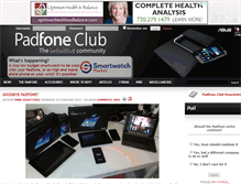 Tablet Screenshot of padfoneclub.com